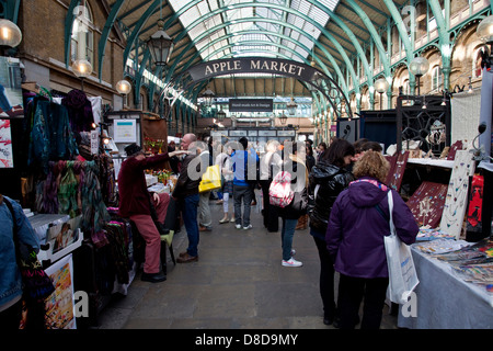 Apple Market, Covent Garden, London, England Stock Photo