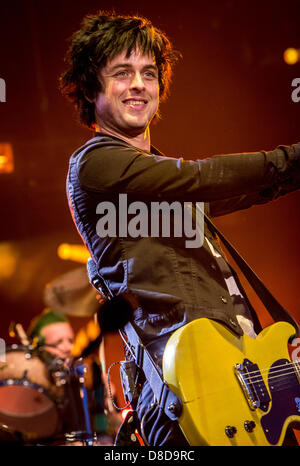 Rho Milan Italy. 24th May 2013. The punk rock American band Green Day performs at Arena Fiera during the '99 Revolution Tour 2013'. Credit: Rodolfo Sassano/Alamy Live News Stock Photo