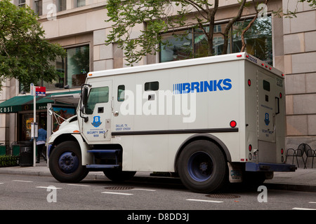 Brink's Armoured car Stock Photo