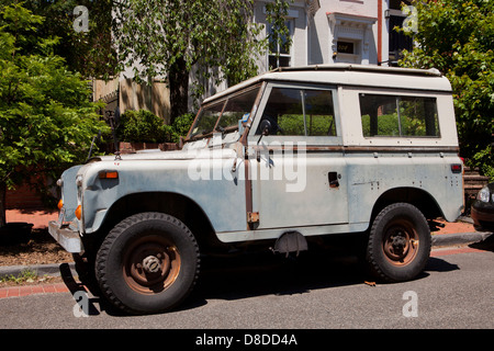 Vintage 1970s Land Rover Series 3 - USA Stock Photo