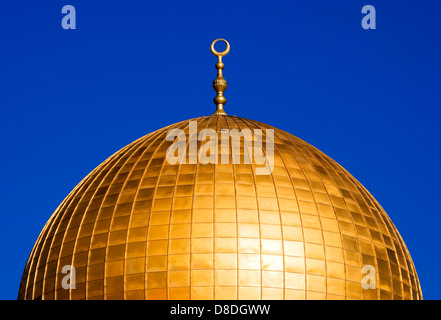 Detail of the 'Dome of the Rock' from Jerusalem Stock Photo