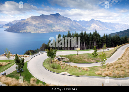 A view of the Luge in Queenstown, in the South Island of New Zealand