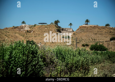 Tel  Megiddo,Armageddon,Israel Stock Photo