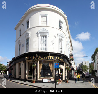 The Gloucester Arms Pub, Gloucester Road, Kensington, London W.8 Stock Photo