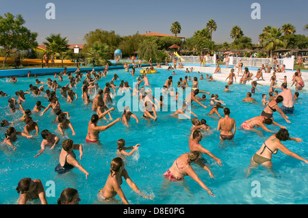 Water park «Aquopolis», Cartaya, Huelva-province, Region of Andalusia, Spain, Europe Stock Photo