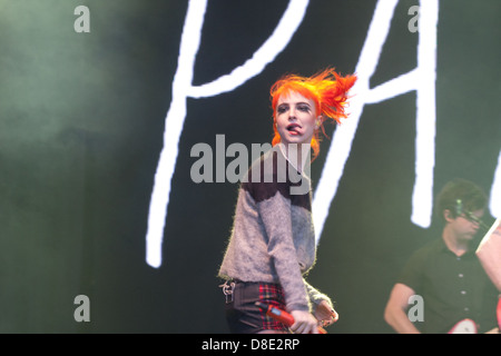 Paramore lead vocalist Hayley Williams Stock Photo