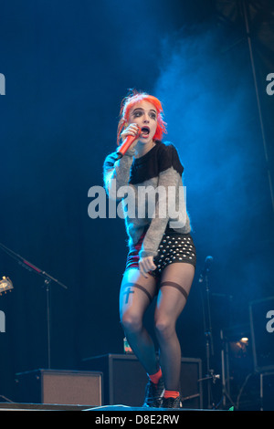 Paramore lead vocalist Hayley Williams Stock Photo