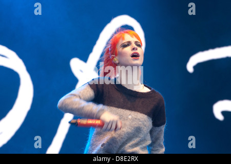 Paramore lead vocalist Hayley Williams Stock Photo