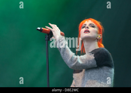 Paramore lead vocalist Hayley Williams Stock Photo