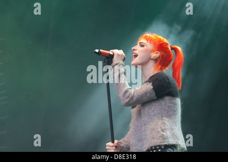 Paramore lead vocalist Hayley Williams Stock Photo