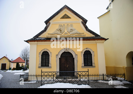 The Skull Chapel in Czermna, Kudowa Zdroj, Poland. Stock Photo