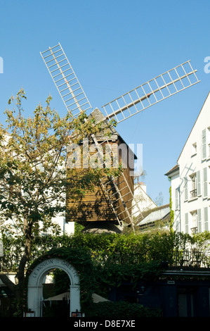 Moulin de la Galette, Montmartre, Paris, France Stock Photo