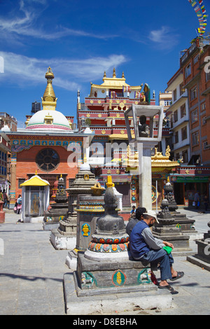 Kathesimbhu Stupa, Kathmandu, Nepal Stock Photo