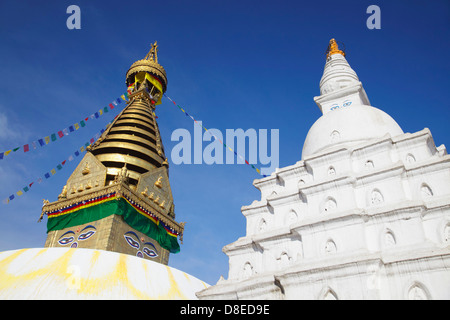 Swayambhunath Stupa (UNESCO World Heritage Site), Kathmandu, Nepal  Stock Photo