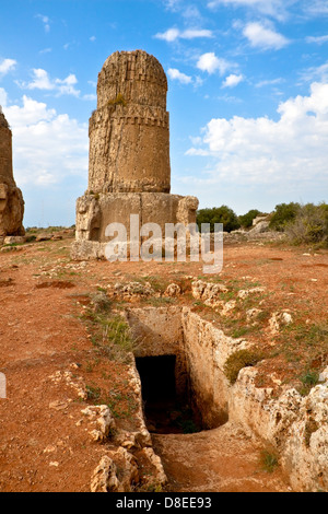 Syria - Tartus ancient place Amrit Stock Photo