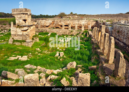 Syria - Tartus ancient place Amrit Stock Photo