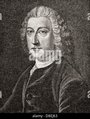 William Pitt, 1st Earl of Chatham, the Great Commoner, 1708 – 1778, aka William Pitt the Elder. British Whig statesman Stock Photo