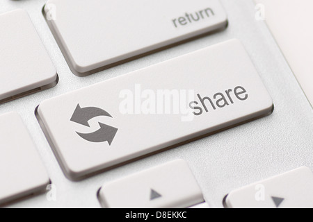 computer concepts, share button key Stock Photo