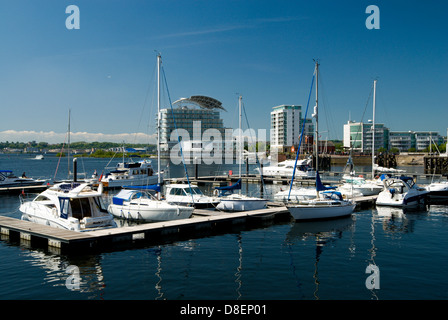 St Davids Spa, Cardiff Bay, South Wales. Stock Photo