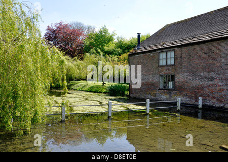 Cerne Abbas Village Dorset UK England Stock Photo