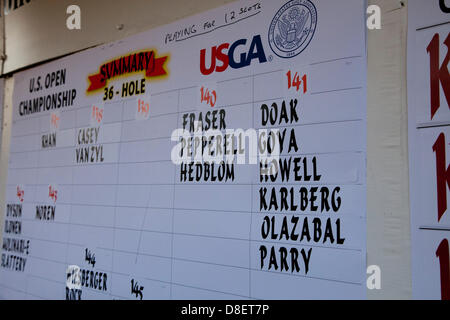 Scenes from the 2013 US OPen golf Championship qualifying event at Walton Heath Golf Club, Surrey, UK Stock Photo