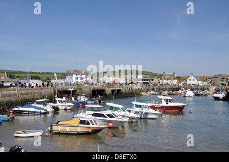 Harbour at West Bay, Bridport, Dorset, UK Stock Photo