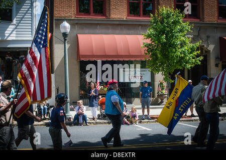 Lititz, USA. 27th May 2013. Memorial Day parade and cemetery presentation in Lititz, PA the official AMERICAS COOLEST SMALL TOWN. Credit: brt PHOTO /Alamy Live News Stock Photo