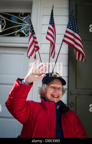 Lititz, USA. 27th May 2013. Memorial Day parade and cemetery presentation in Lititz, PA the official AMERICAS COOLEST SMALL TOWN. Credit: brt PHOTO /Alamy Live News Stock Photo