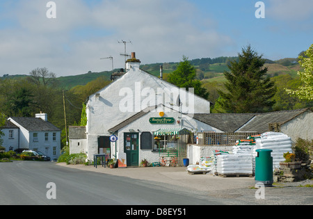 Small shop in the village of Bowland Bridge, South Lakeland, Lake District National Park, Cumbria, England UK Stock Photo