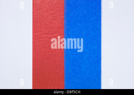 White, red and blue stripe pattern. Stock Photo