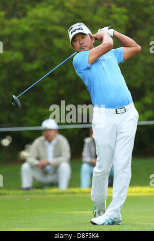 Ibaraki, Japan. MAY 27, 2013. Yoshinobu Tsukada (JPN), MAY 27, 2013 - Golf : U.S.Open Championship Sectional Qualifying at Ohtone country Club, Ibaraki, Japan. (Photo by AFLO SPORT/Alamy Live News) Stock Photo