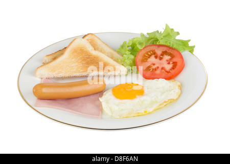 Full fill your energy in the beginning of the day with American style breakfast Stock Photo