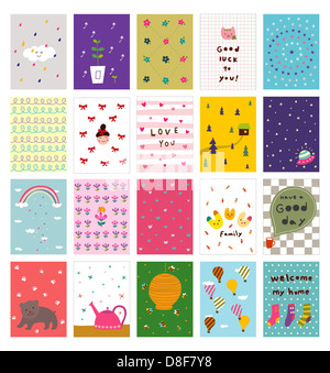 Various patterns for cards Stock Photo - Alamy