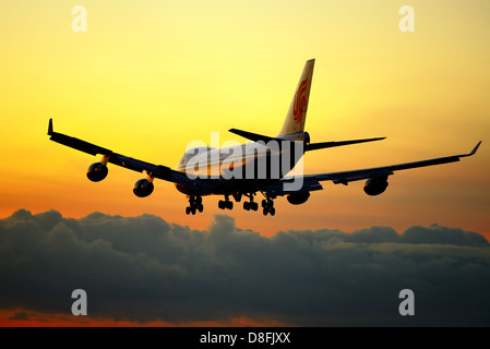 747 Cargo Jet Stock Photo