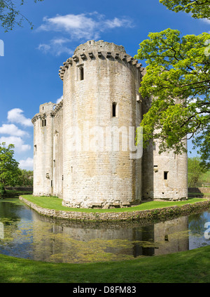 Nunney Castle, Somerset, England, UK Stock Photo