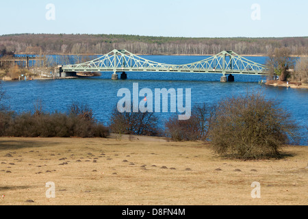 Glienicker Bridge Potsdam Stock Photo