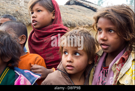 Children in a small Nepali village near Kathmandu playing Stock Photo ...