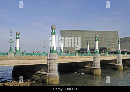 Ponte Zurriola Stock Photo