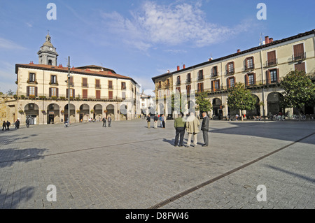 Plaza de los Fueros Stock Photo