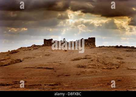 Ancient city Masada from Israel Stock Photo