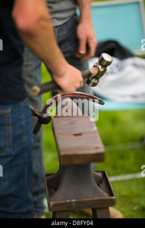 Two Farriers at Work Stock Photo