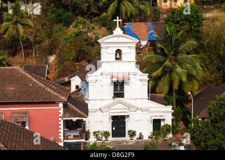 Chapel of St Sebastian, Portuguese Colonial church in Panaji, Goa, India Stock Photo