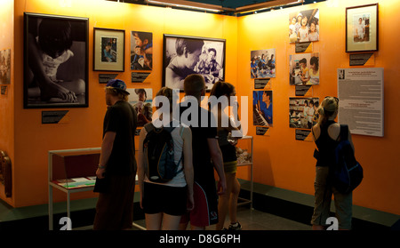 Agent Orange exhibit, War Remnants Museum, Ho Chi Minh, Vietnam. Stock Photo