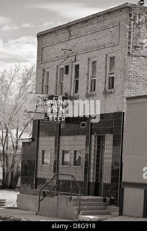 Rainbow Inn tavern in Helper, Utah. Stock Photo