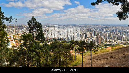 View over Belo Horizonte, Minas Gerais, Brazil Stock Photo