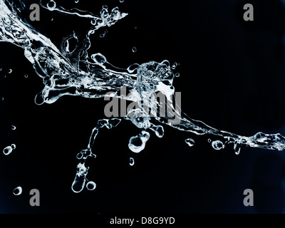 Water in motion. high speed capture. Stock Photo