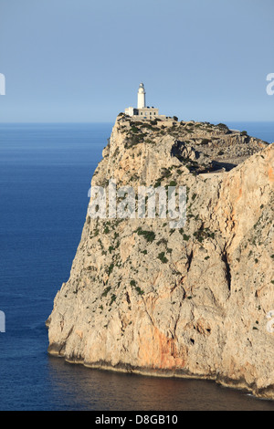 Lighthouse on Cap de Formentor. Mallorca island, Spain Stock Photo