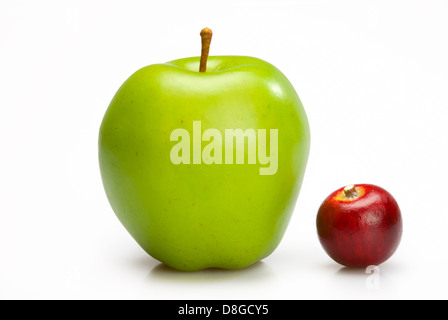https://l450v.alamy.com/450v/d8gcy5/big-and-small-apples-d8gcy5.jpg