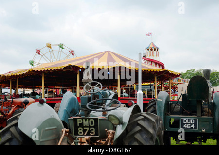 The Fawley Hill Steam and Vintage Transport Weekend event near Henley-on-Thames, Oxfordshire, England, UK. Stock Photo