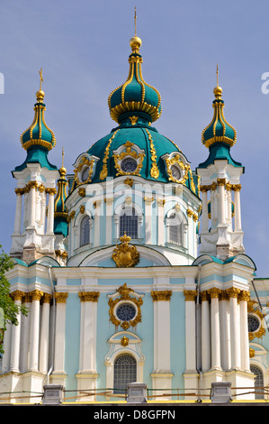 St. Andrew's Church, Kiew, Ukraine Stock Photo